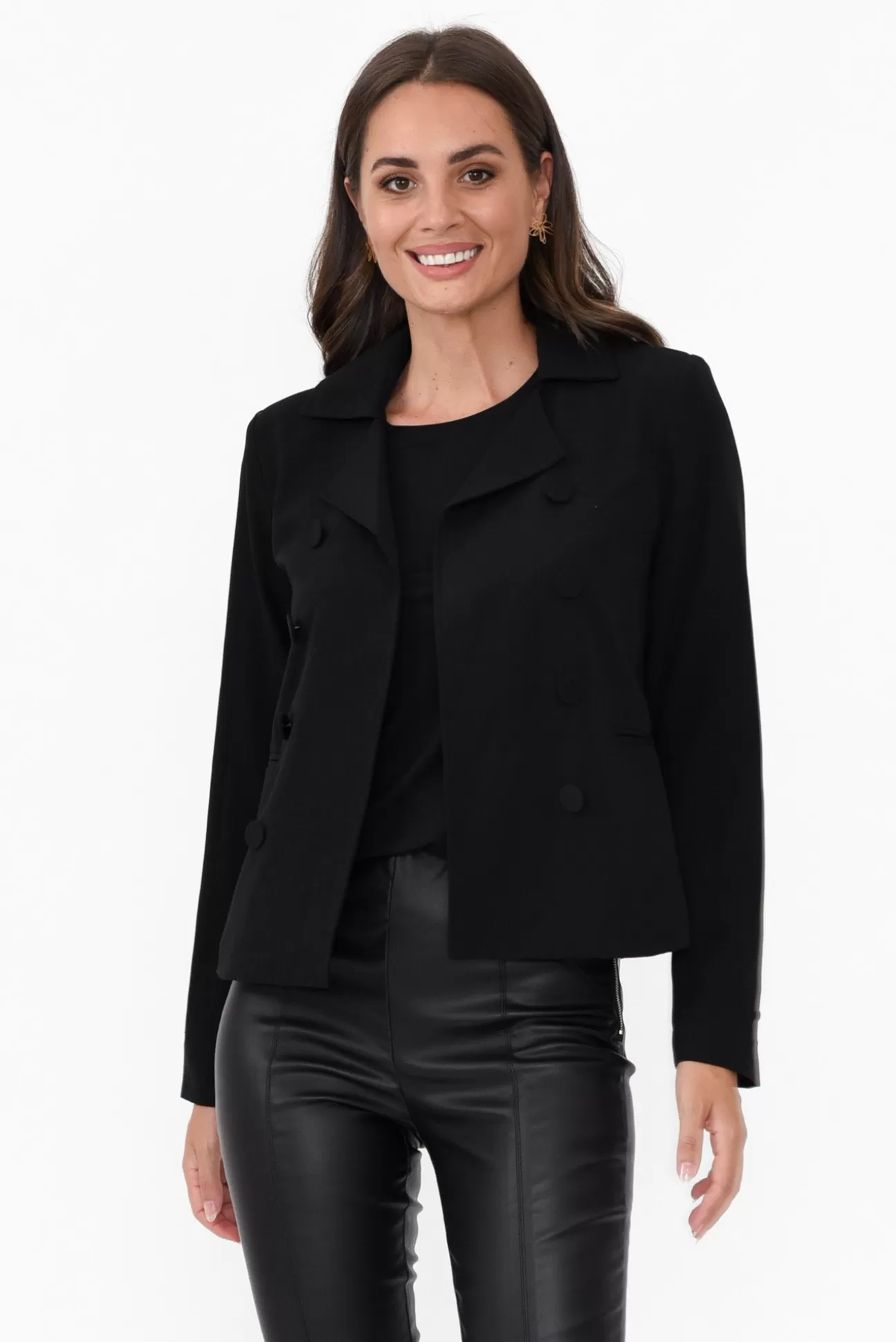 Brave u0026 True 5Th Avenue Black Jacket Best Sale