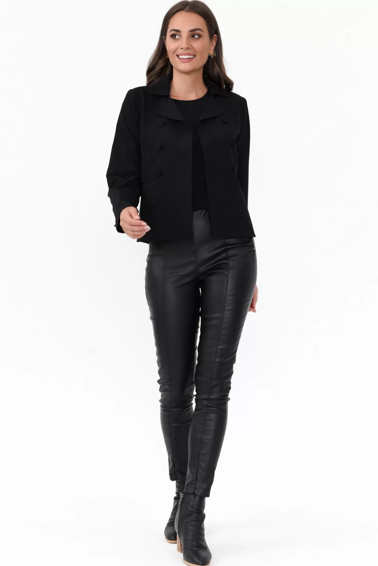 Brave u0026 True 5Th Avenue Black Jacket Best Sale