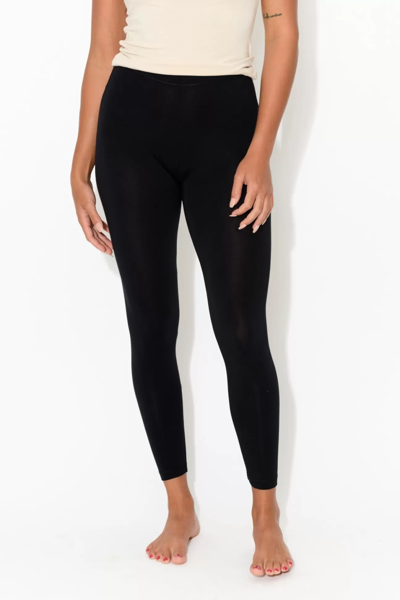 Tani Black Micro Modal 7/8 Legging Outlet