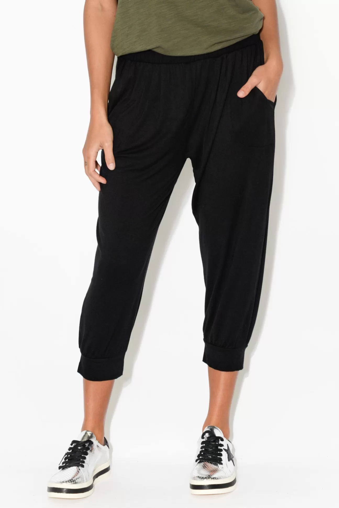 Betty Basics Black Tokyo Slouch Pant Cheap