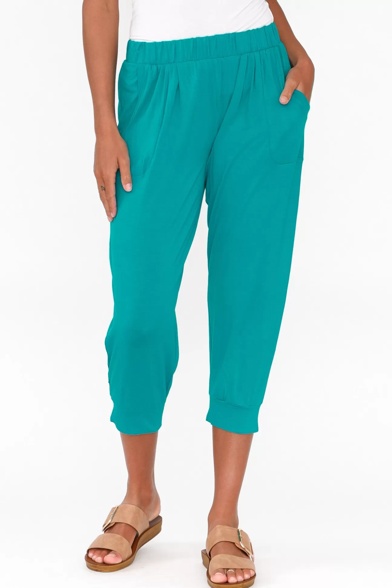 Betty Basics Blue Lagoon Tokyo Slouch Pant Cheap