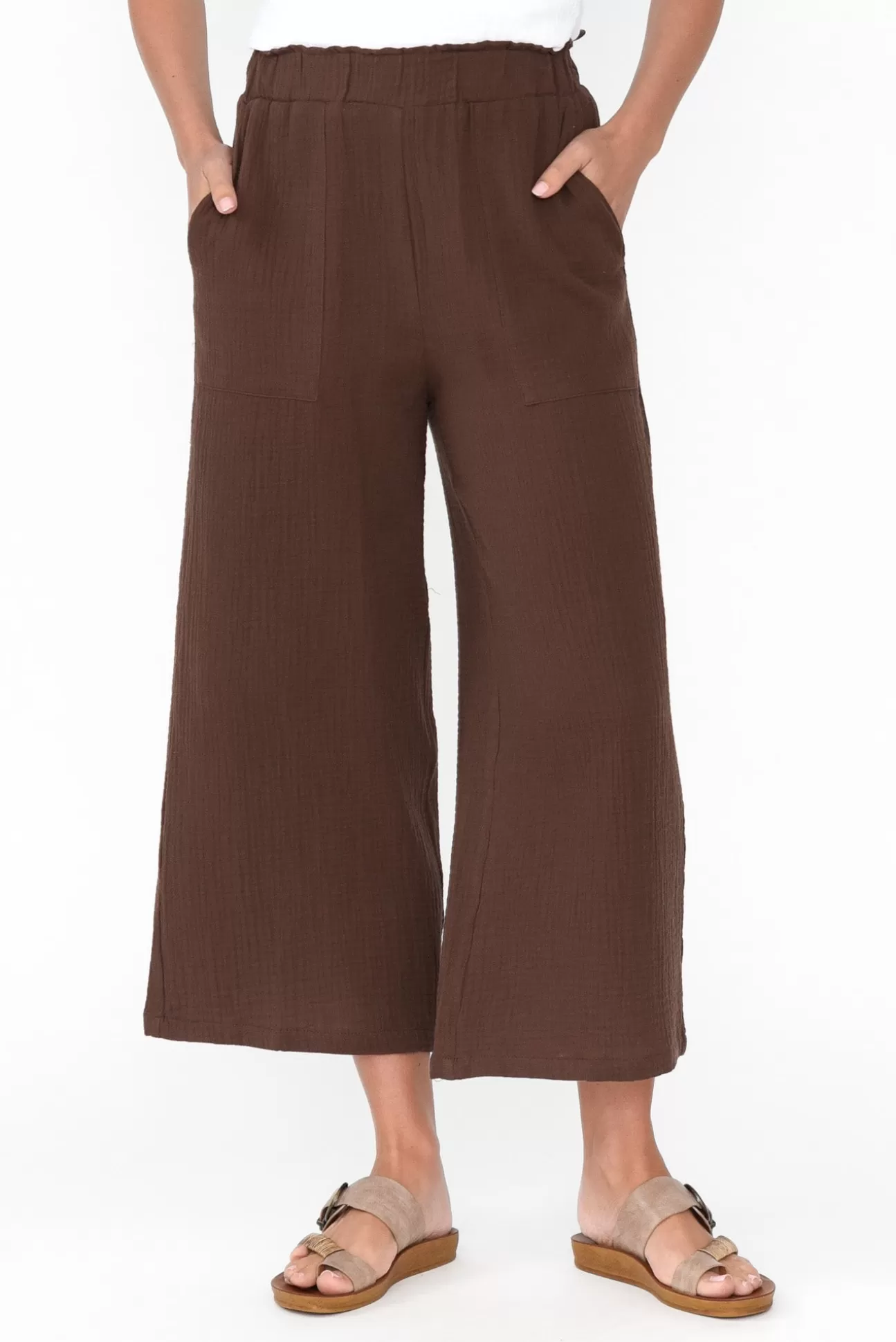 Threadz Byron Chocolate Cotton Pocket Pant Store