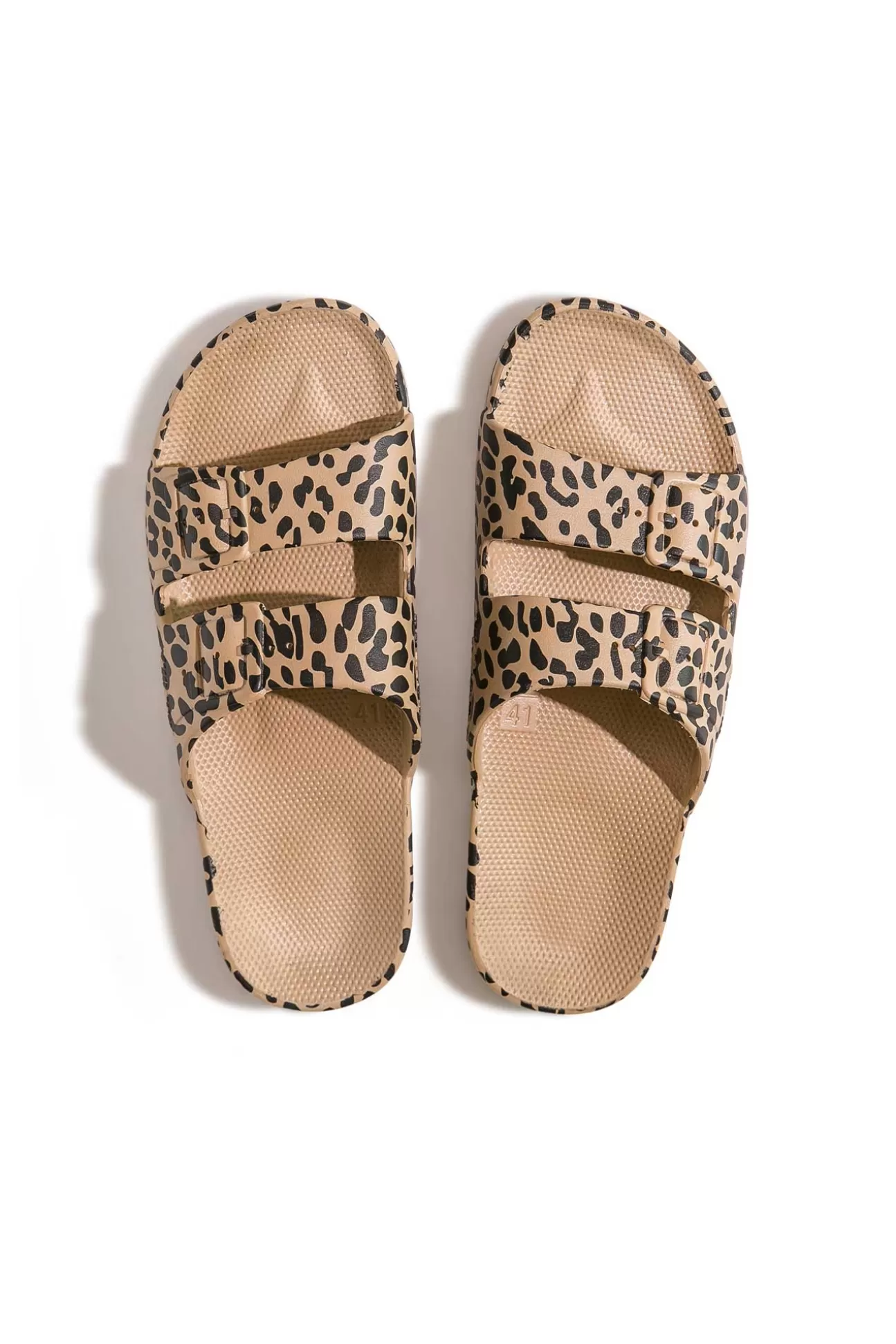 Freedom Moses Carter Leopard Vegan Slides Fashion