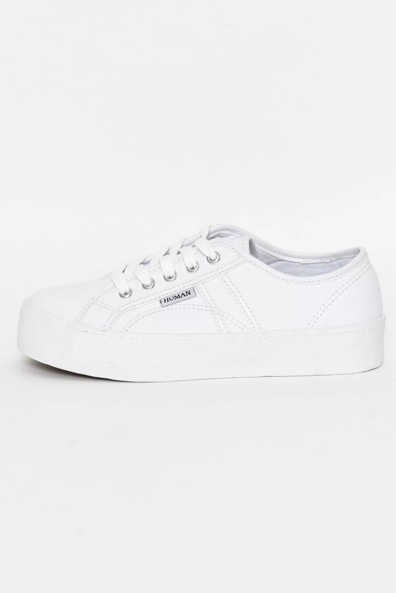 Human Shoes Cass White Leather Sneaker Cheap