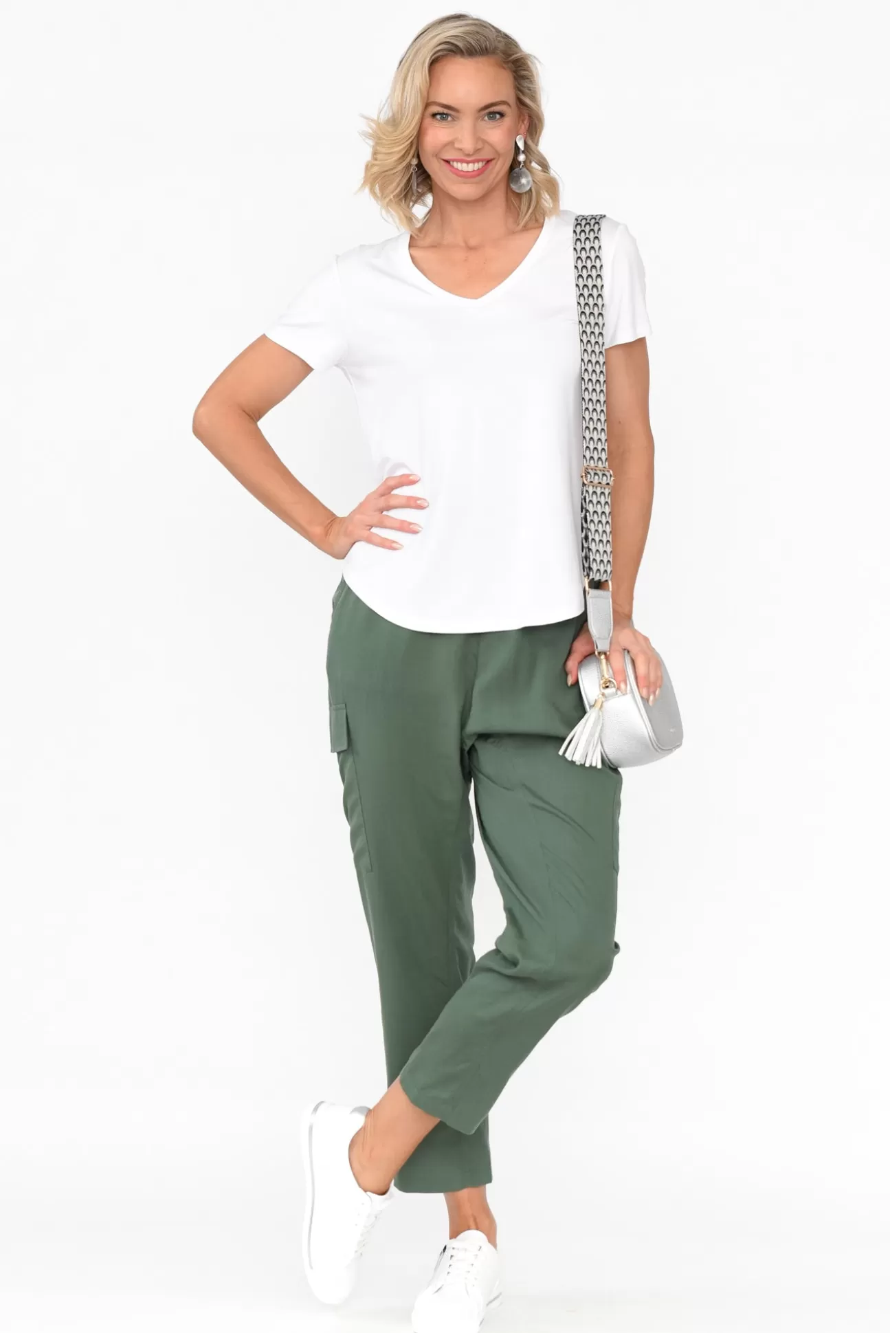 Tirelli Caylee Emerald Lyocell Cargo Pant Best