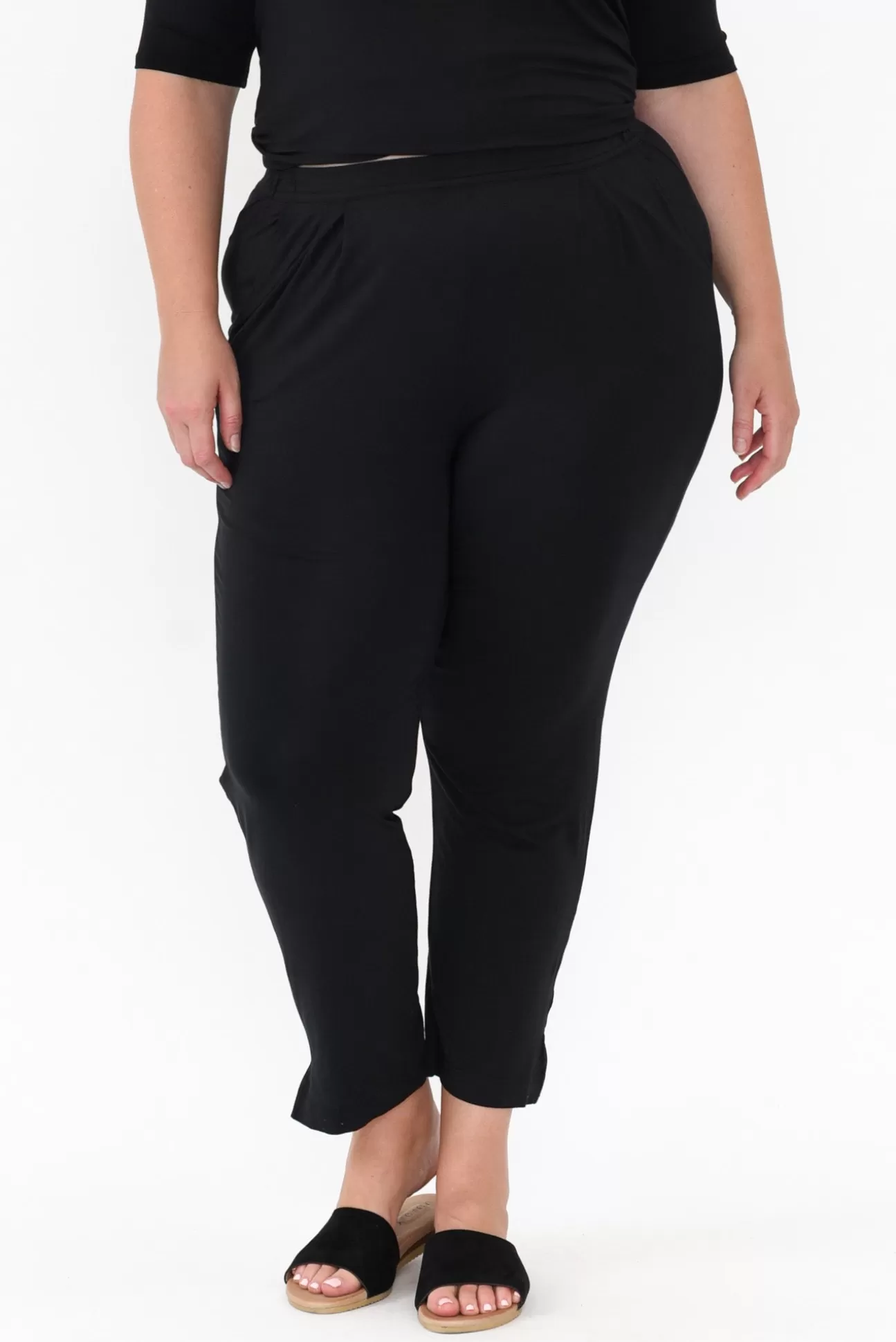 Tani Dana Black Micro Modal Pant Sale