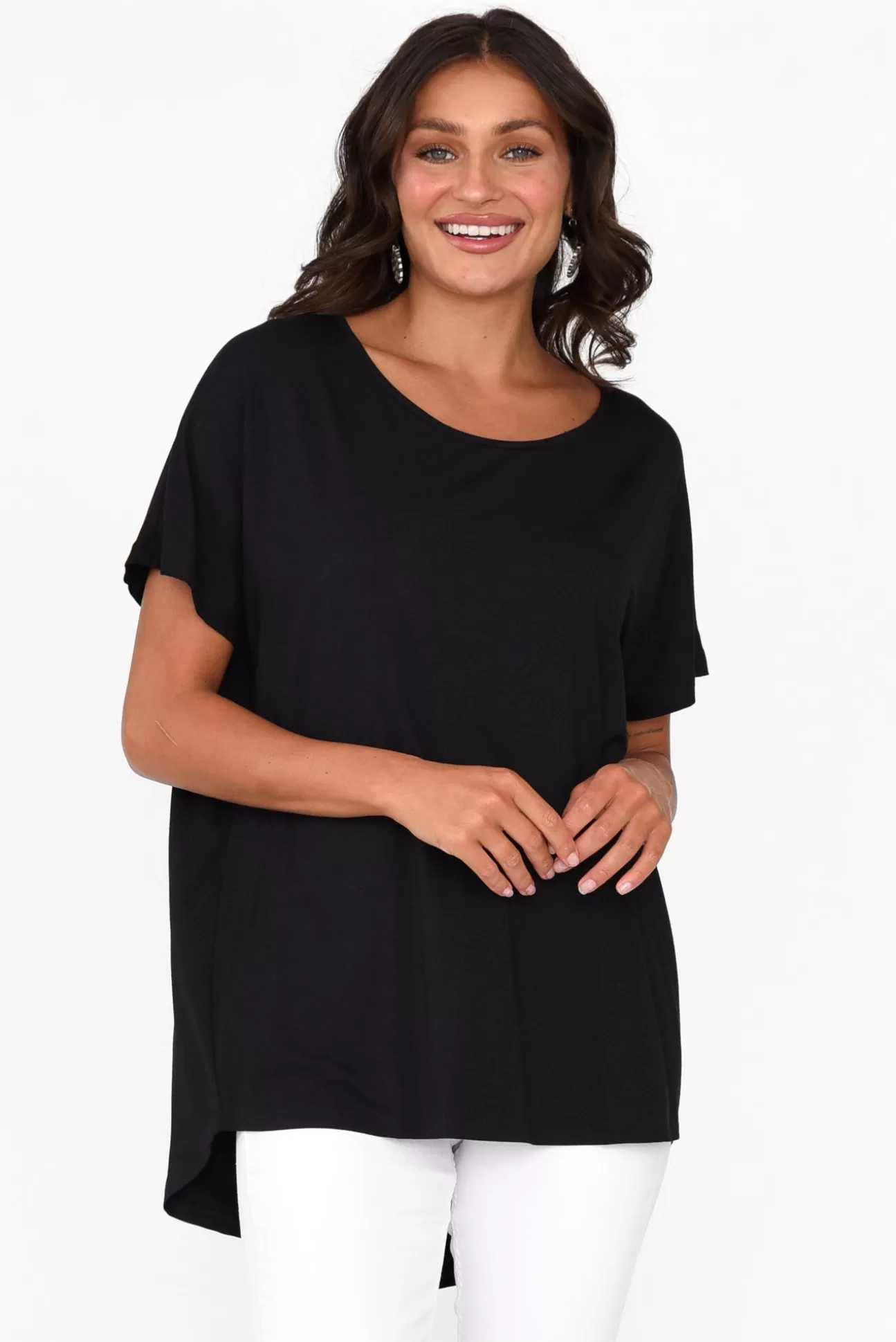 Pq Danya Black Bamboo Top Sale