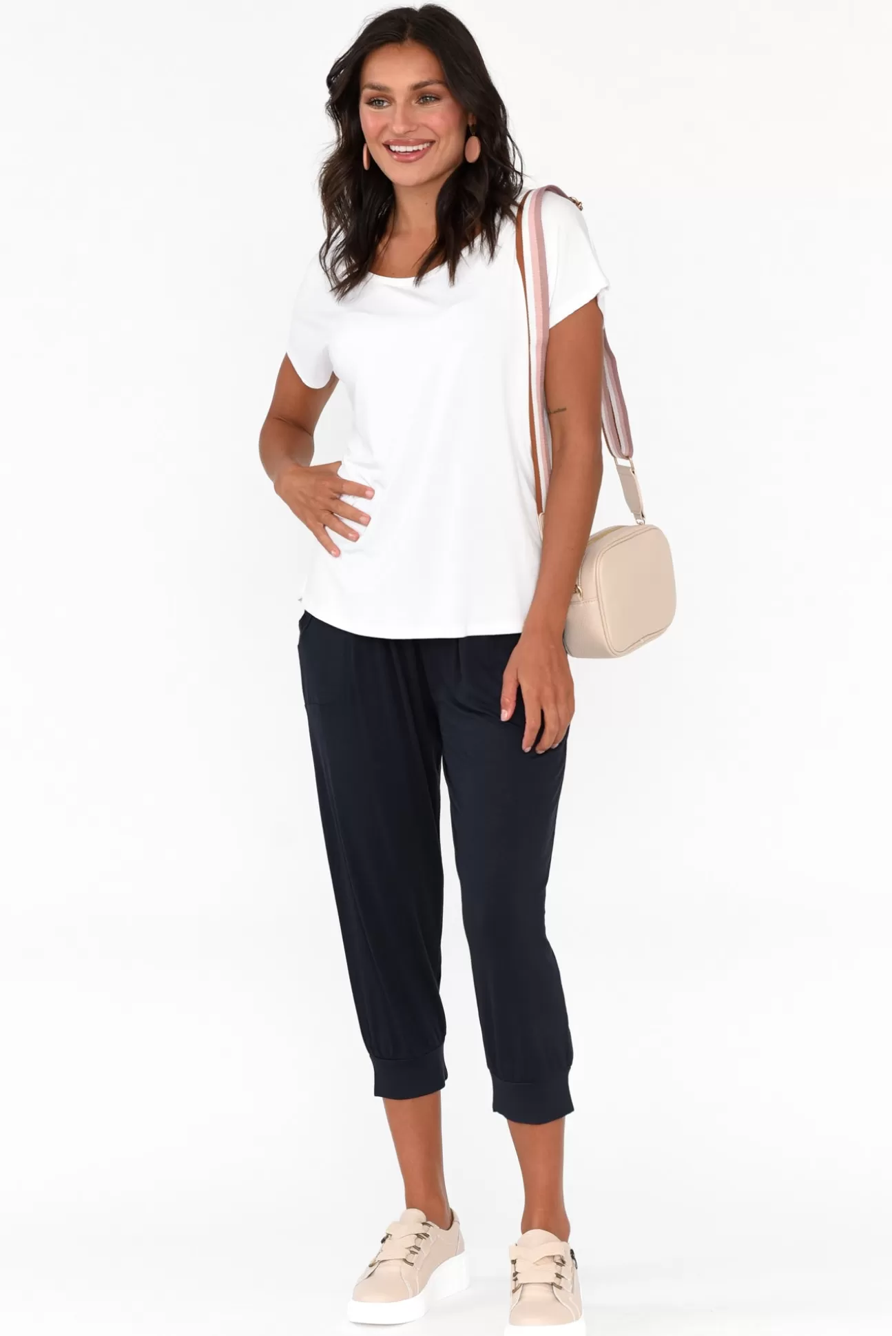 Betty Basics Deep Navy Tokyo Slouch Pant Store