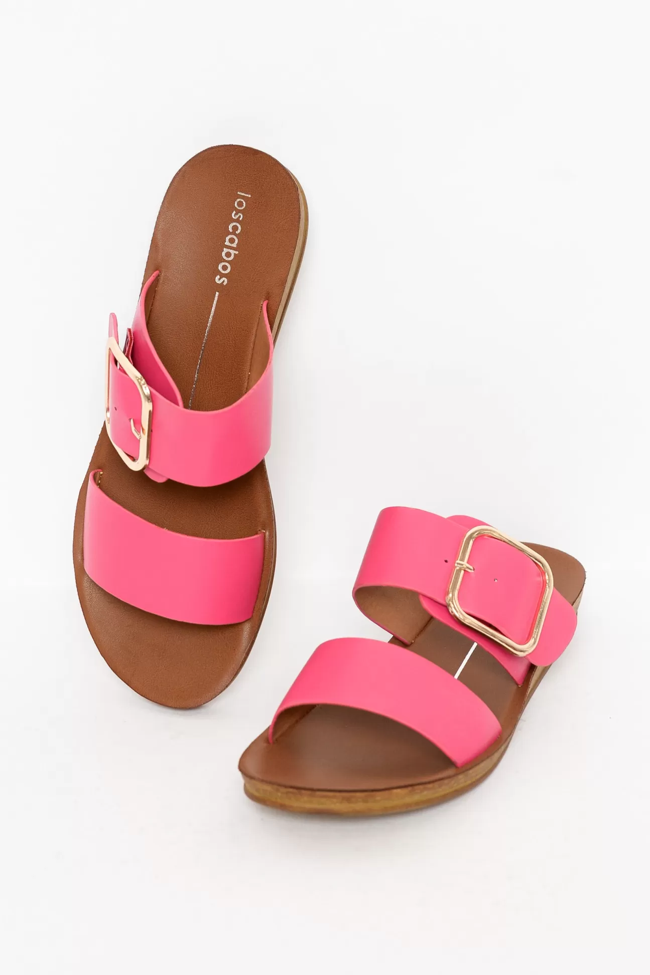 Los Cabos Doti Hot Pink Buckle Slide Store