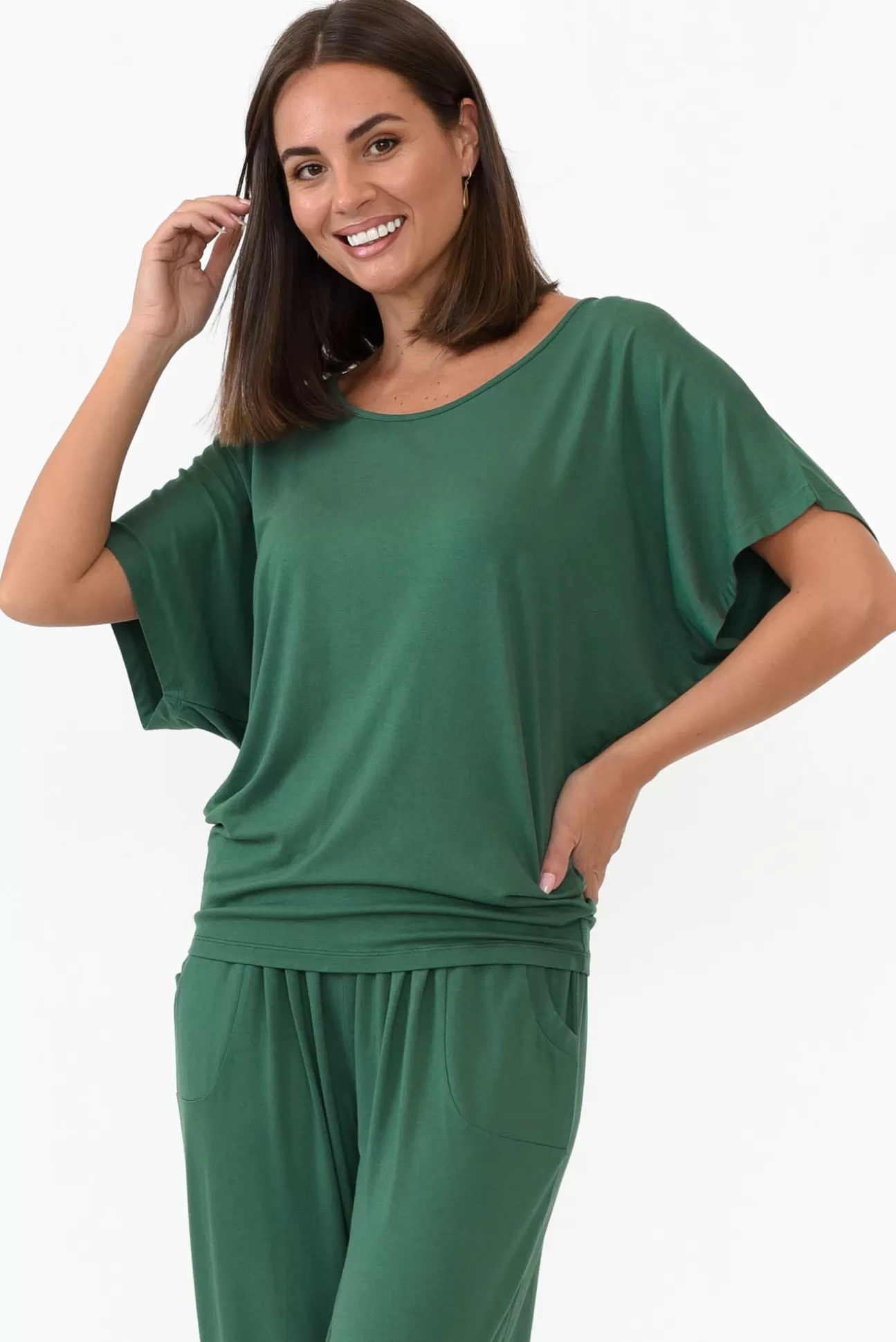 Betty Basics Emerald Maui Tee Clearance