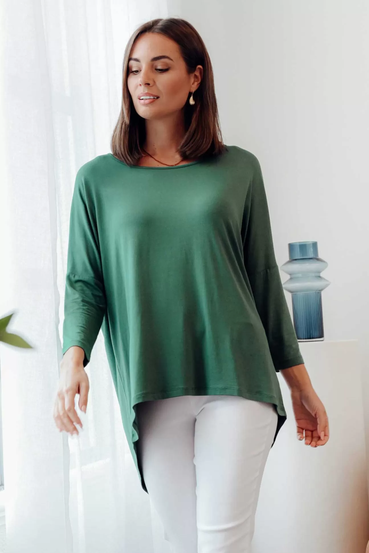 Betty Basics Emerald Milan 3/4 Sleeve Top Fashion