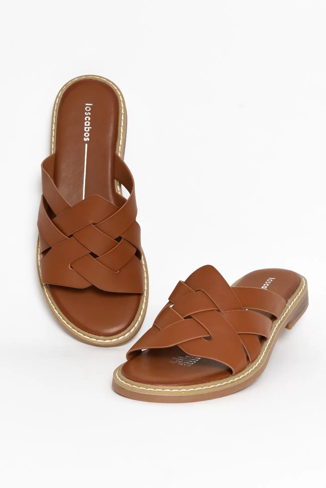 Los Cabos Gari Tan Strappy Slide Clearance