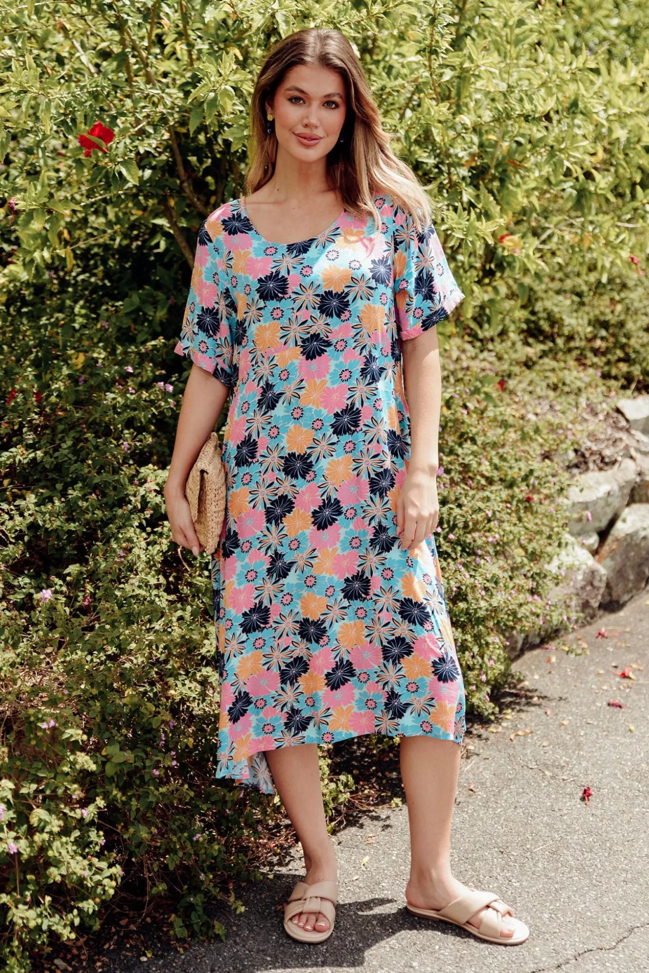 Slate the Label Geneva Navy Floral Dress Shop