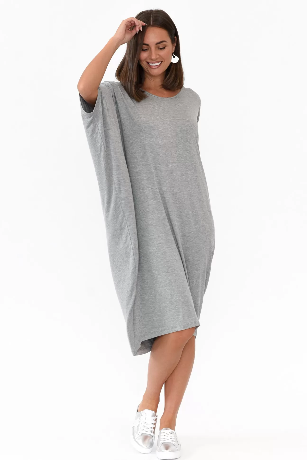 Betty Basics Grey Marle Maui Dress Store