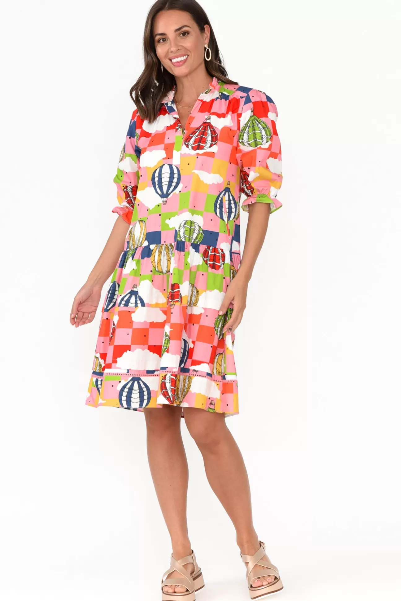 Maude Vivante Hayes Float Away Cotton Poplin Dress Fashion