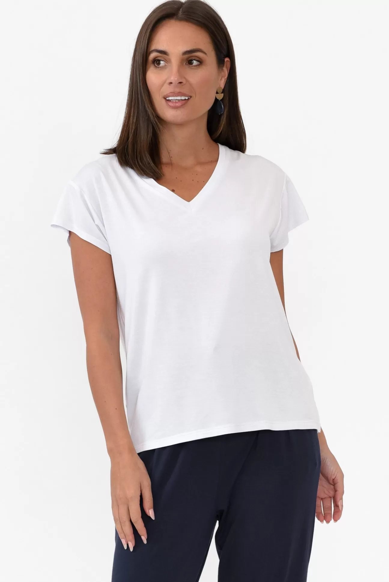 Willow Tree Jenkins White Modal Tee Cheap