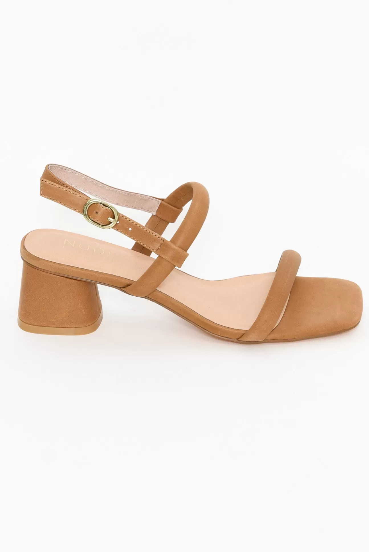 Nude Shoes Lacee Tan Leather Heel Online