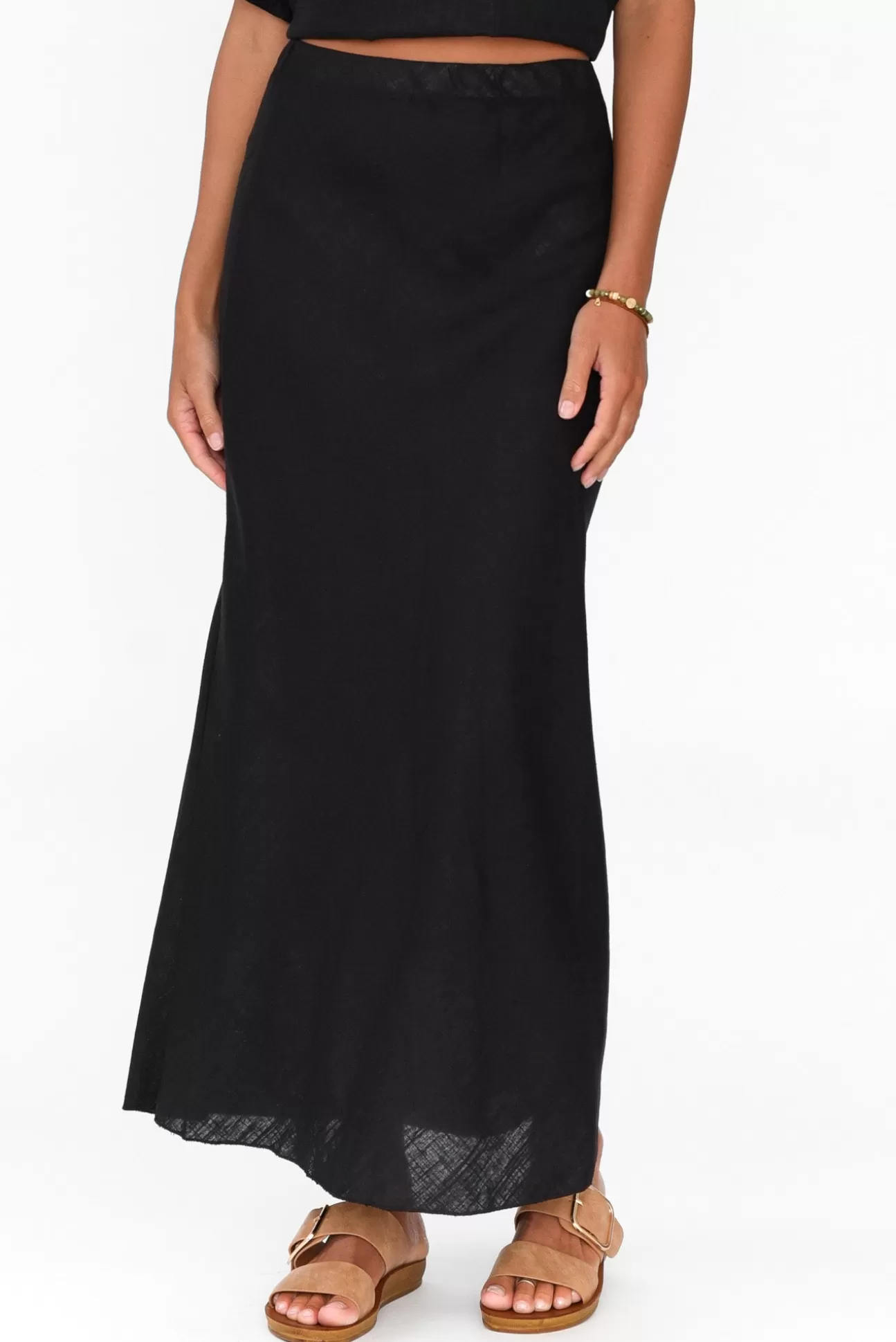 Label Of Love Malva Black Maxi Skirt Clearance