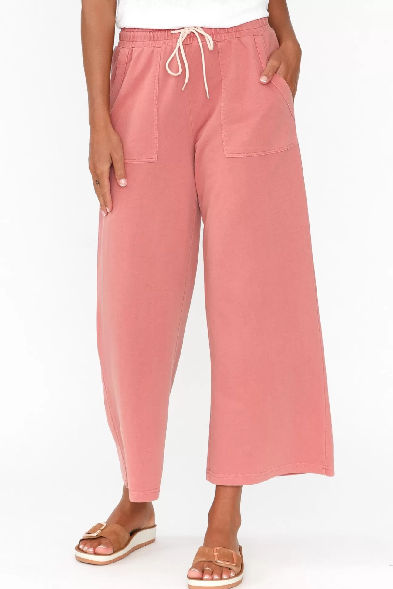 One Ten Willow Mariam Blush Relaxed Track Pant Cheap