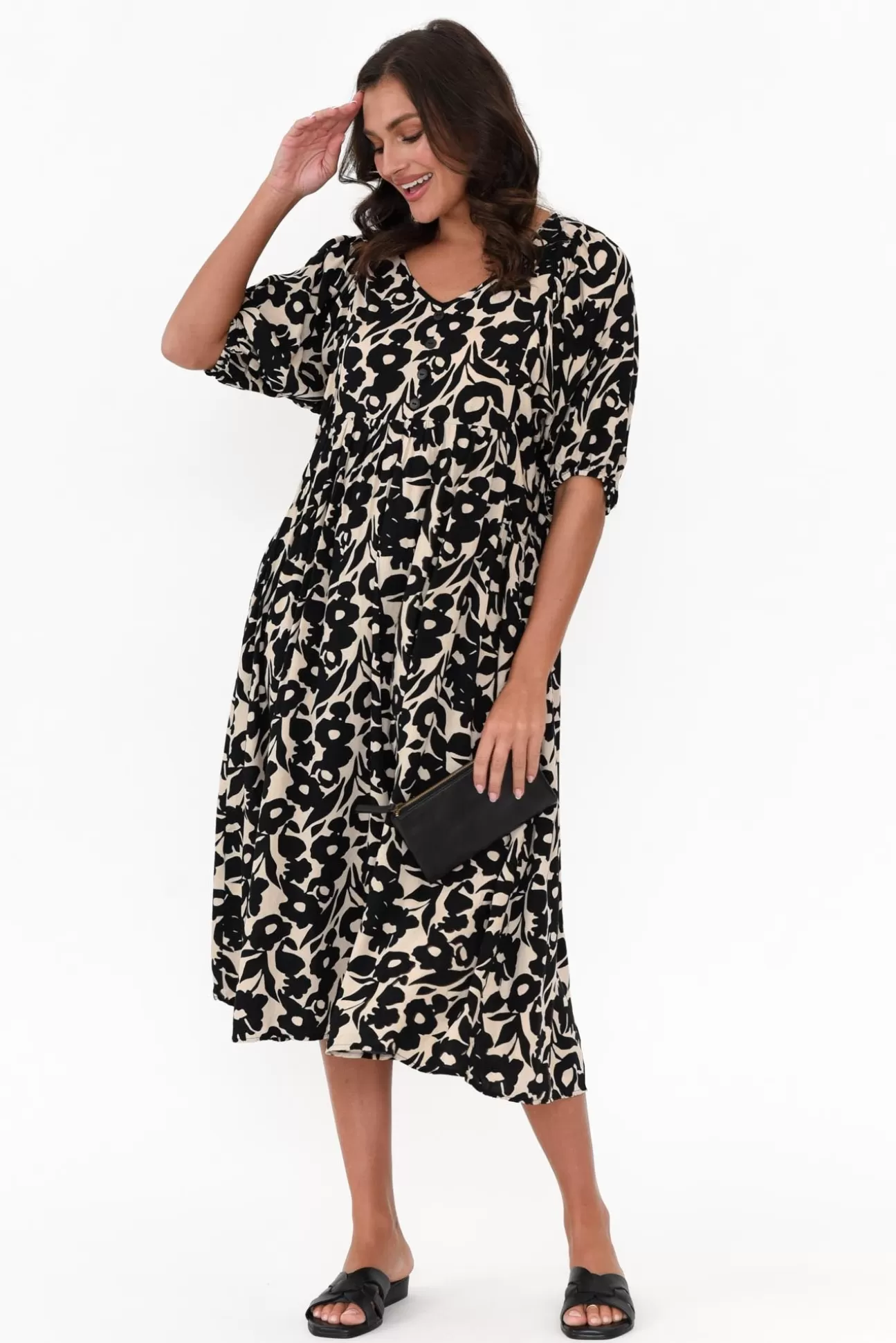 Willow Tree Martin Black Garden Pocket Dress Store