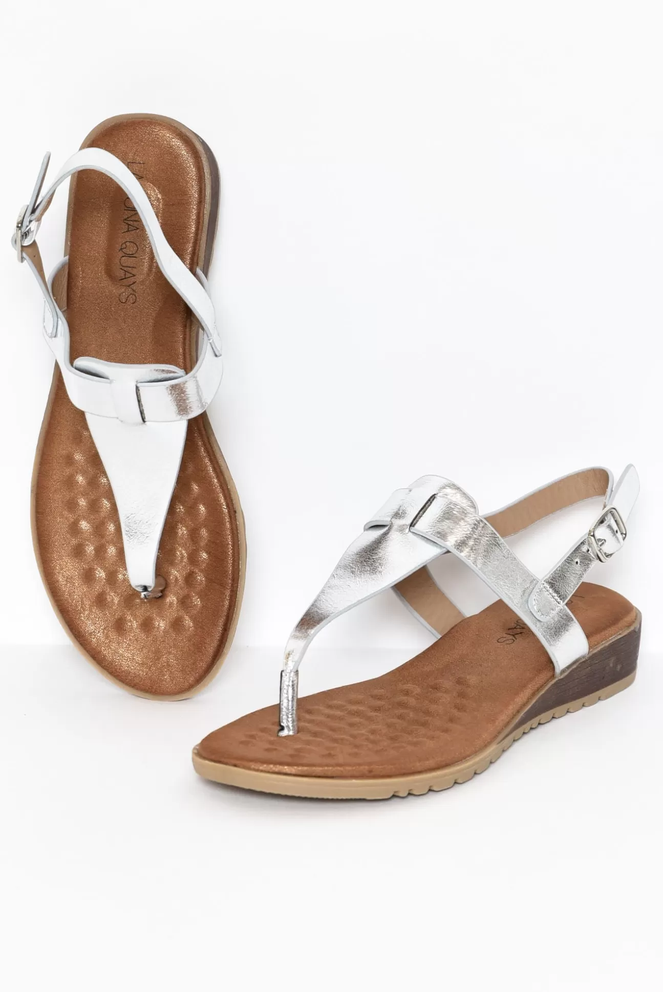 Laguna Quays Mawa Silver Sandal Online