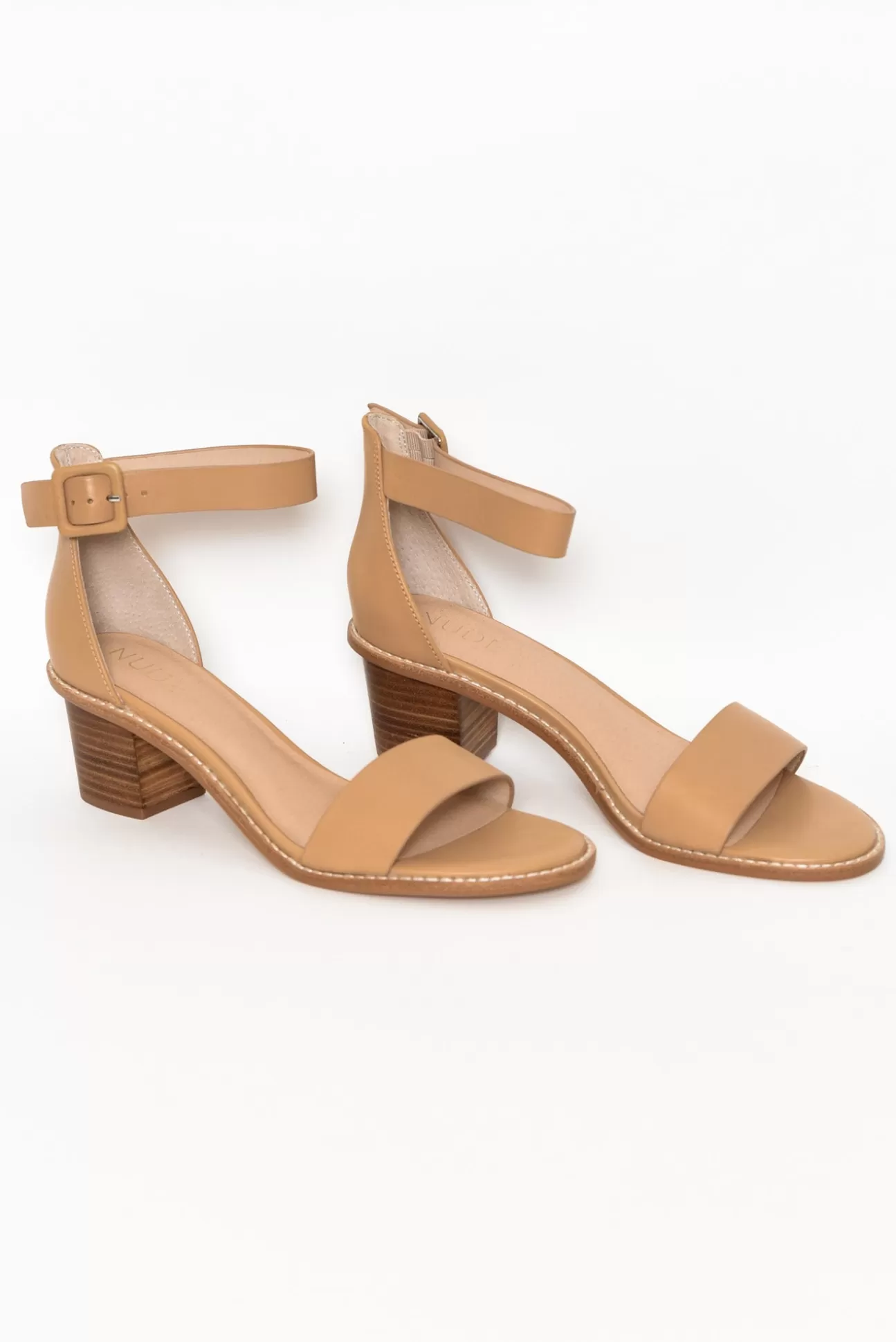 Nude Shoes Mickee Nude Leather Heel Outlet