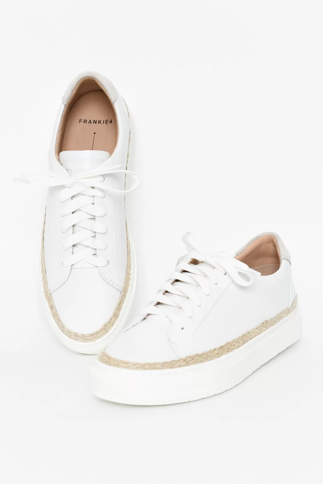 Frankie4 Mim Iv White Tumbled Sneaker Cheap