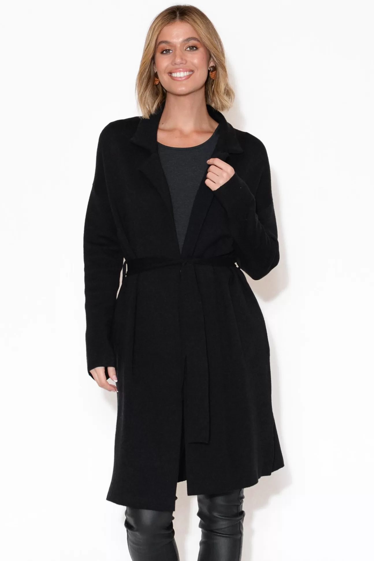 Betty Basics Murphy Black Structured Coat Discount