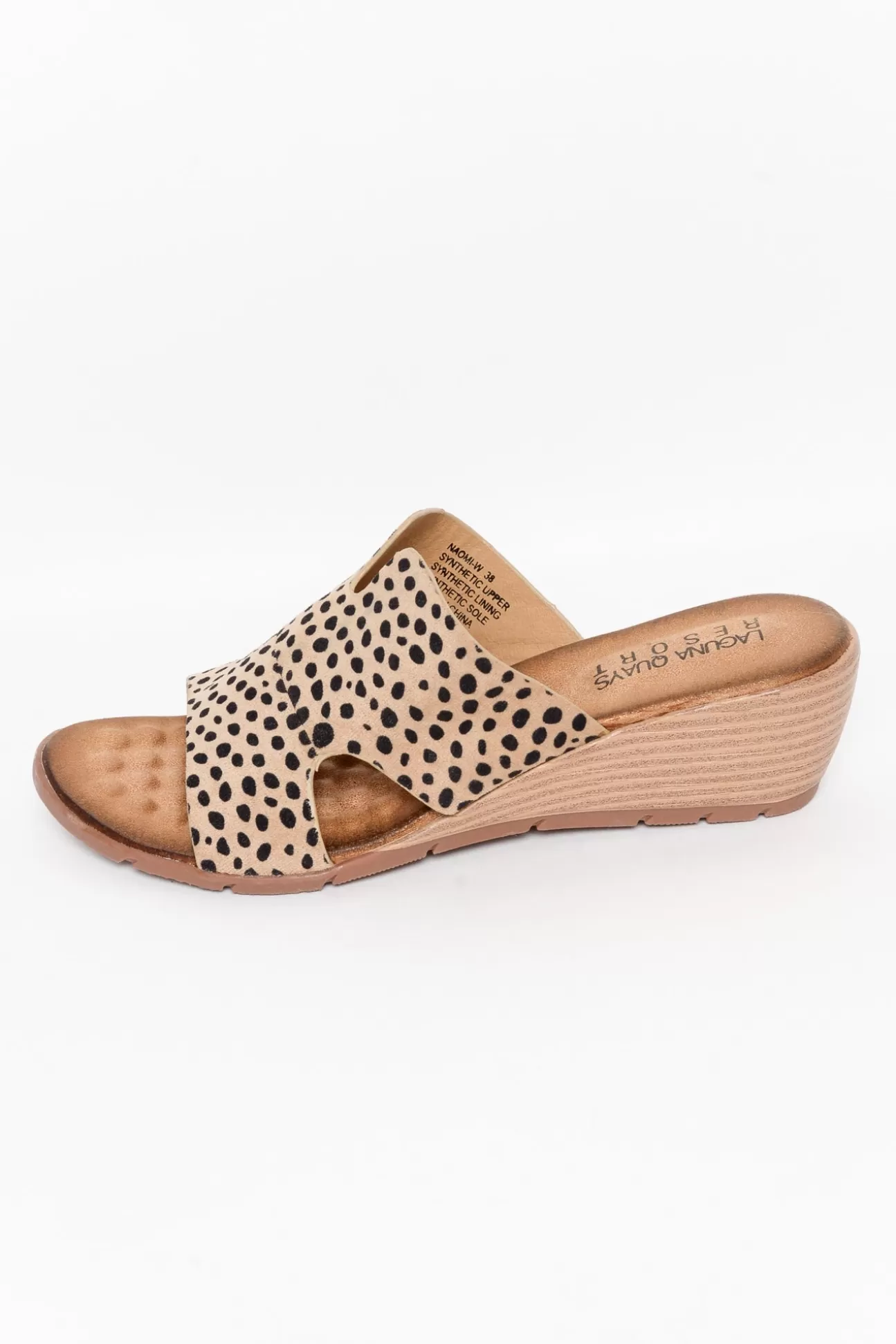 Laguna Quays Naomi Cheetah Cut Out Wedge Flash Sale