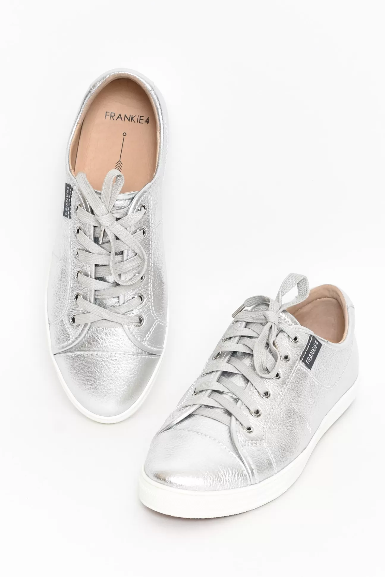 Frankie4 Nat Ii Silver Tumbled Sneaker Clearance