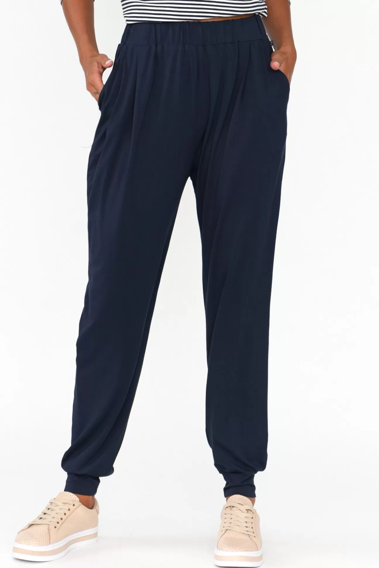 Pq Navy Bamboo Everyday Pant Flash Sale