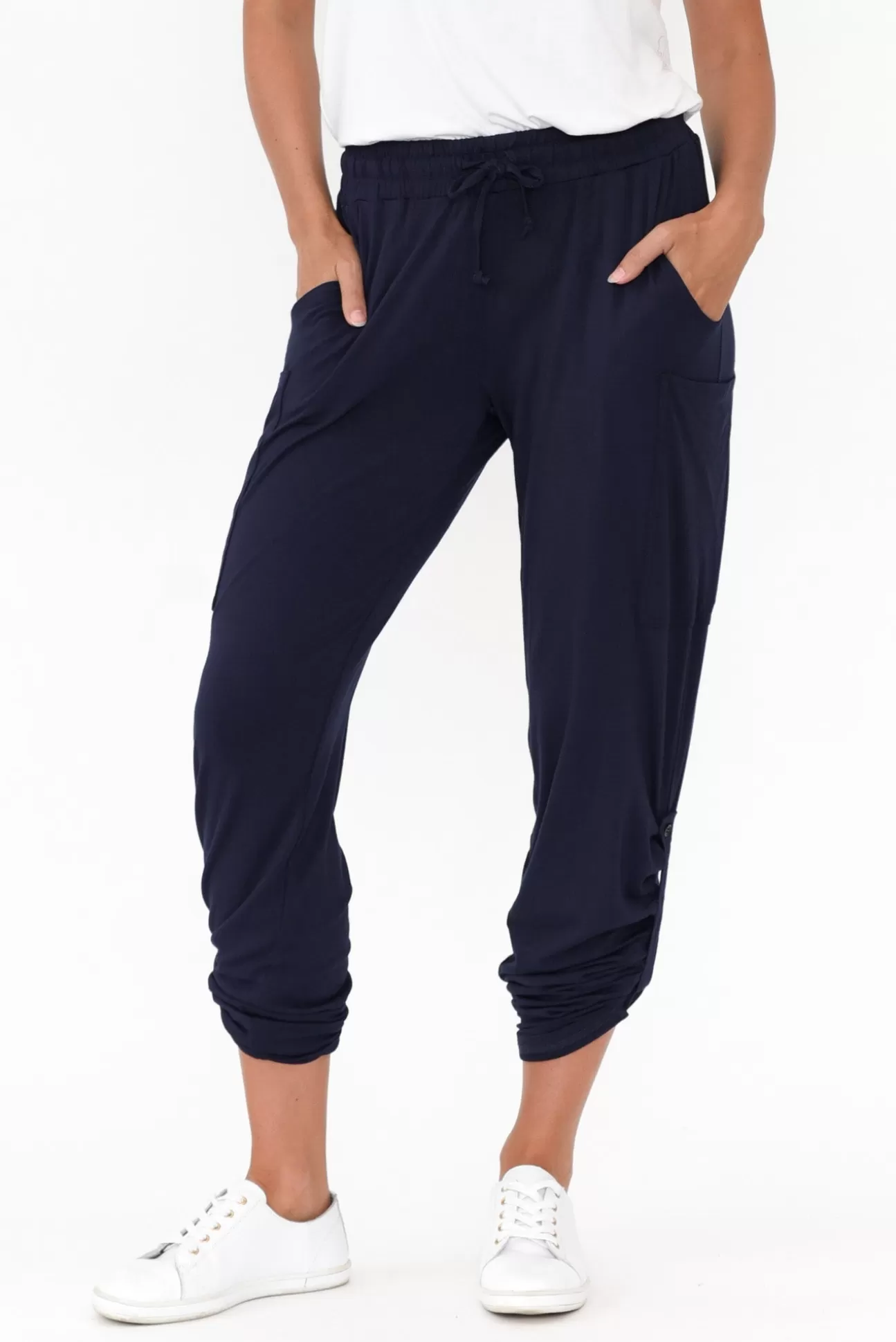 Bamboo Body Navy Bamboo Pocket Pant Discount