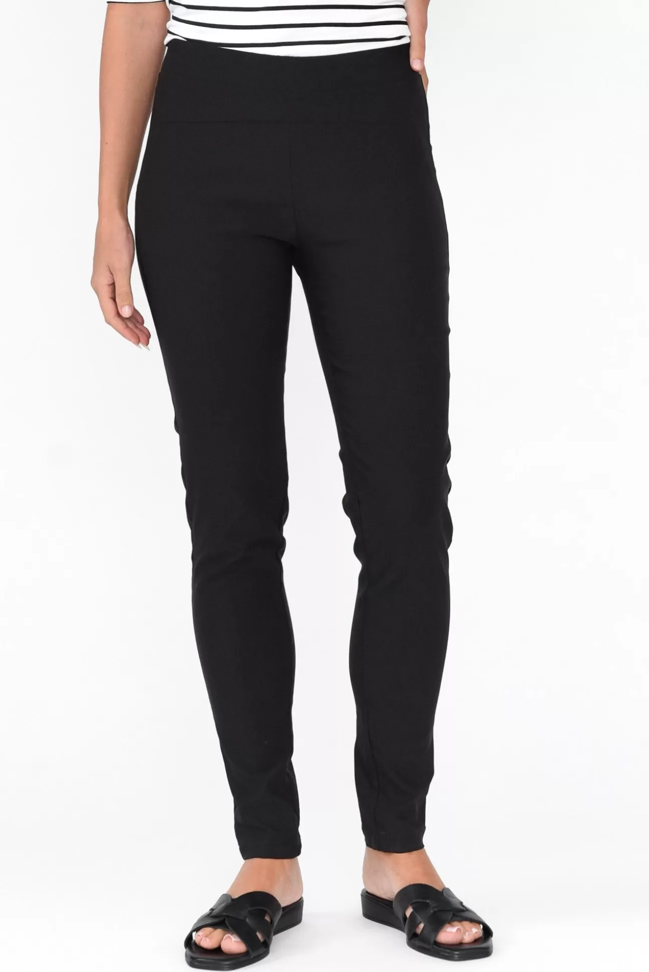 Tirelli Olympia Black Straight Pant Shop