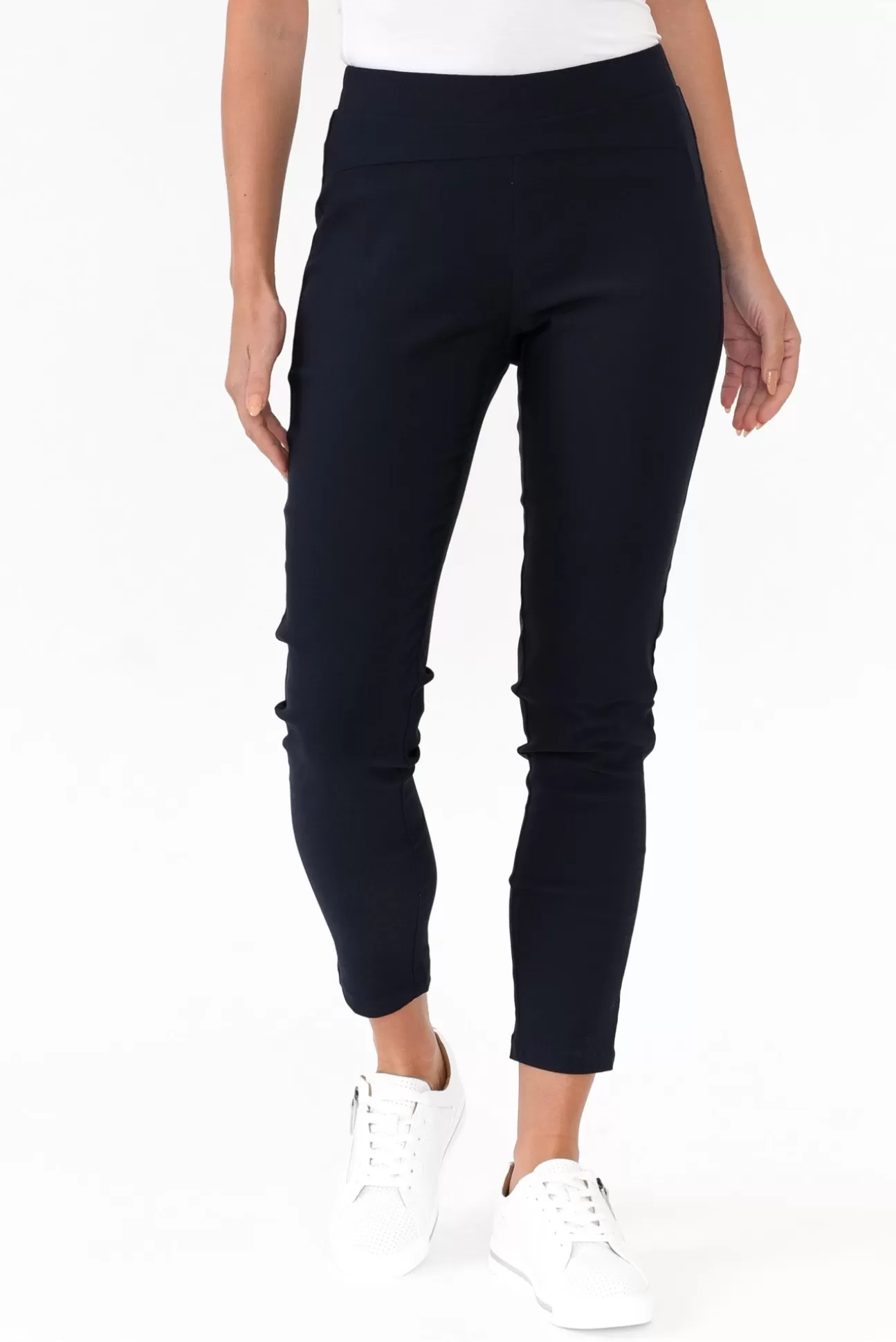 Tirelli Olympia Navy Straight 7/8 Pant New