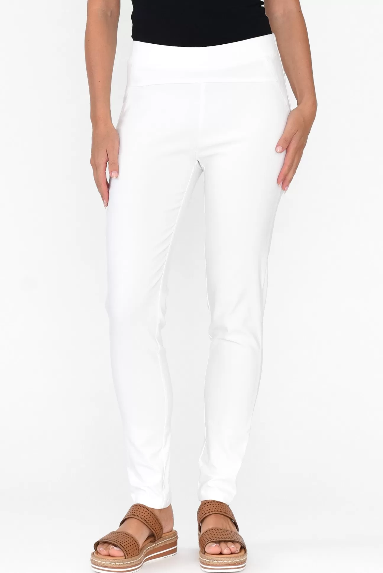 Tirelli Olympia White Straight Pant Clearance