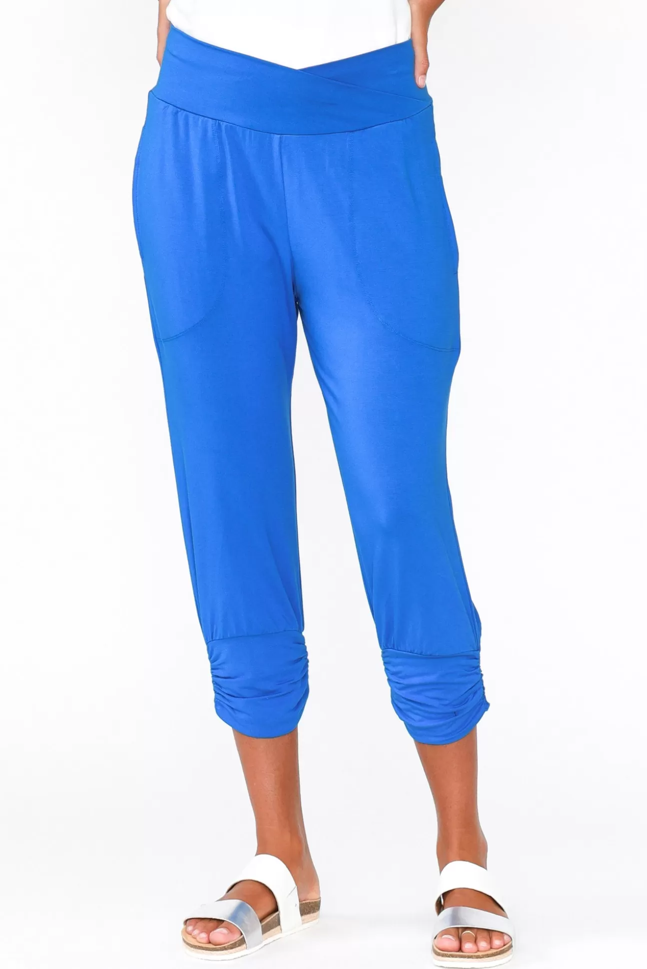 Lou Lou Perry Cobalt Bamboo Crop Pant Online