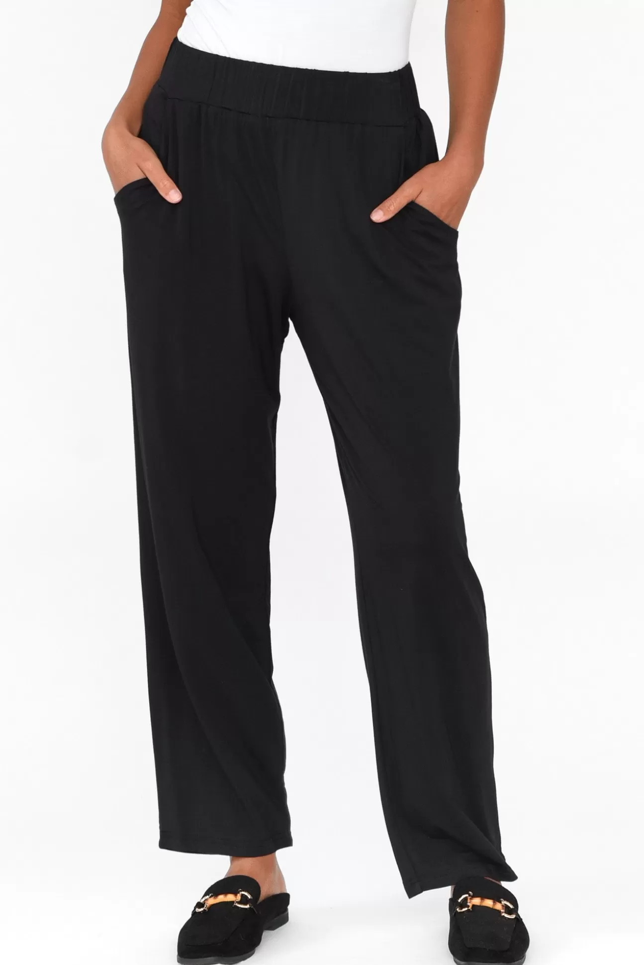 Pq Rosella Black Bamboo Pant Cheap