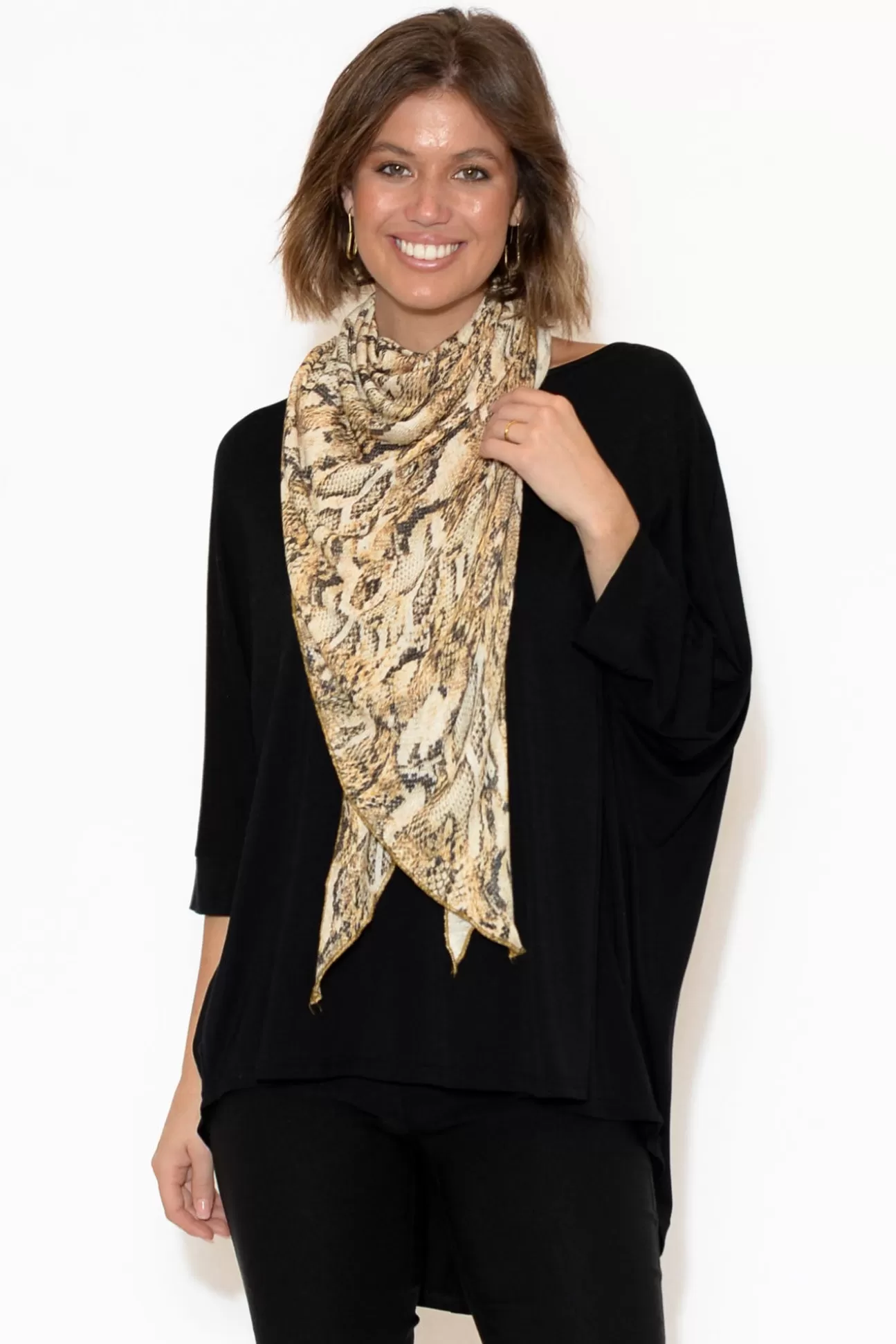 Lou Lou Sutton Animal Bamboo Cashmere Scarf Shop