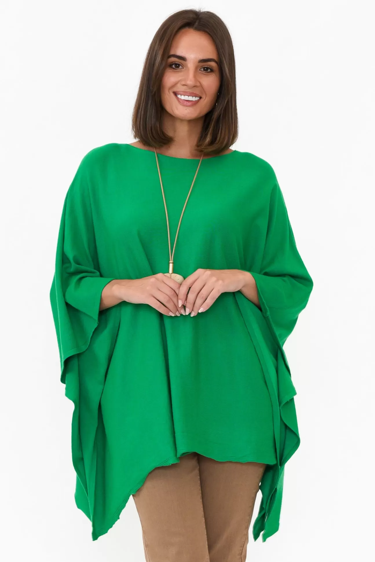 Willow Tree Timothy Green Cotton Stretch Poncho Hot