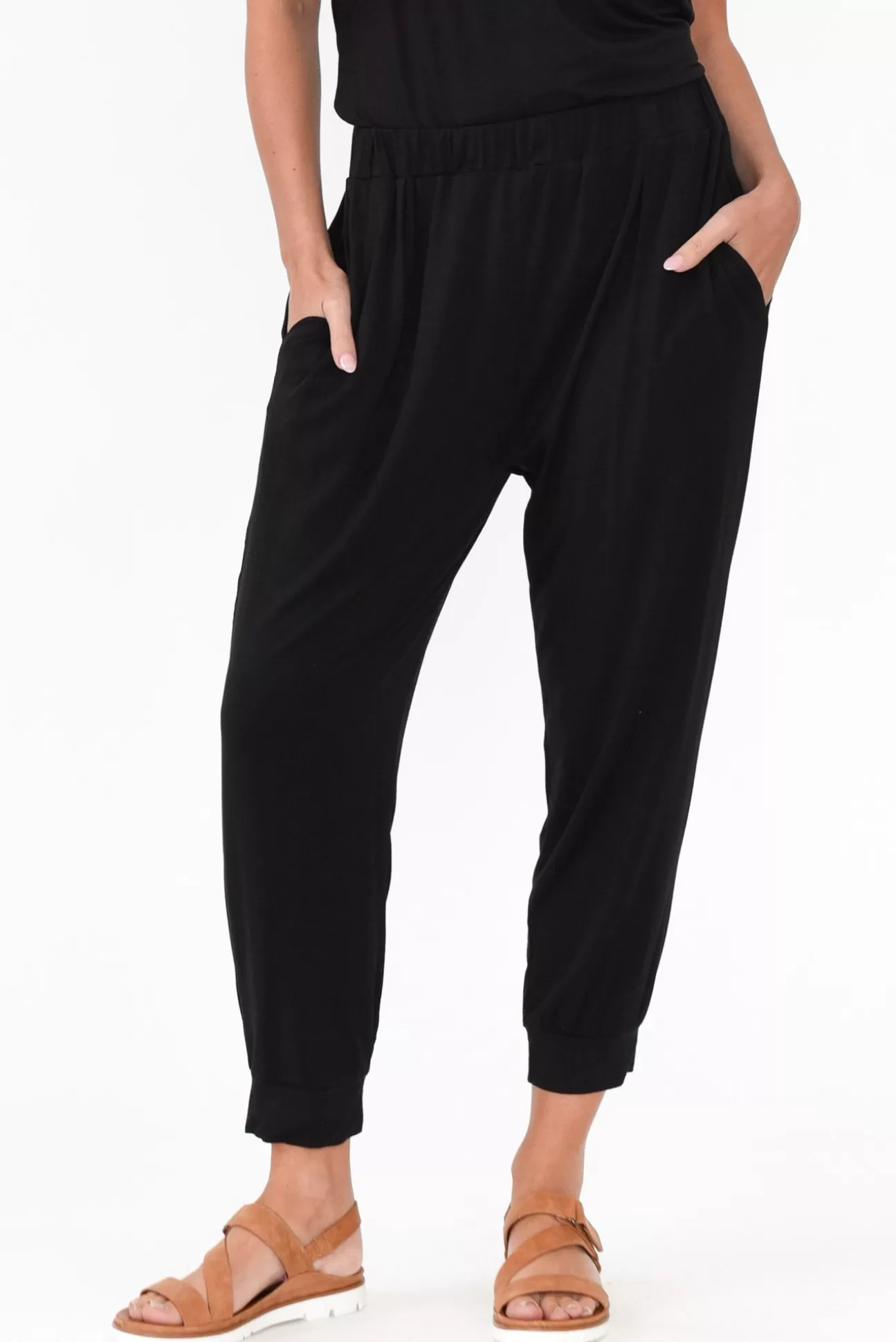 Bamboo Villa Tonkin Black Bamboo 3/4 Pant Online