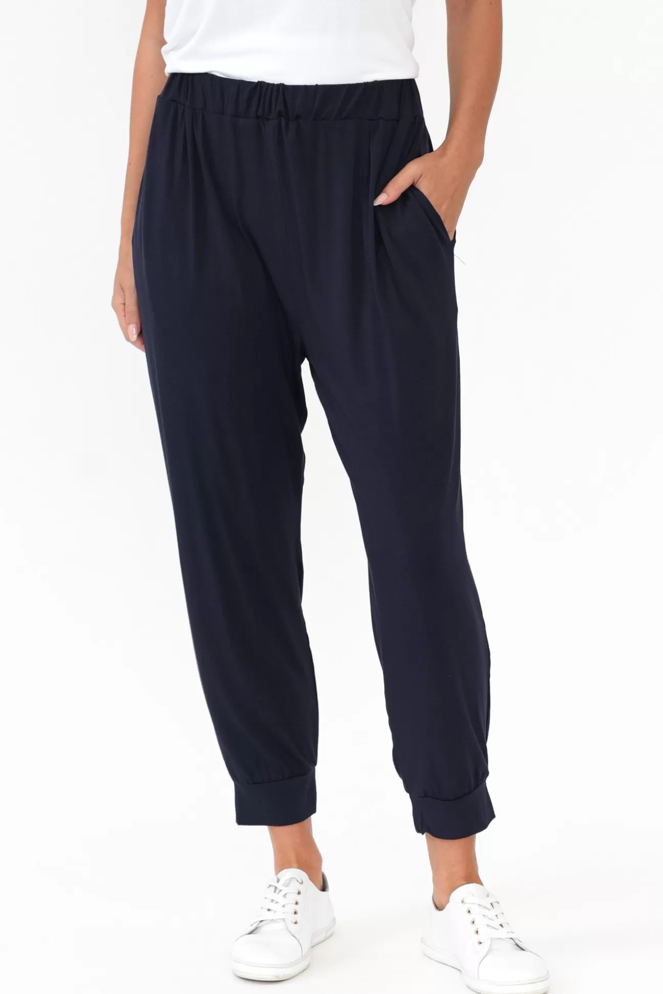 Bamboo Villa Tonkin Navy Bamboo 3/4 Pant Sale