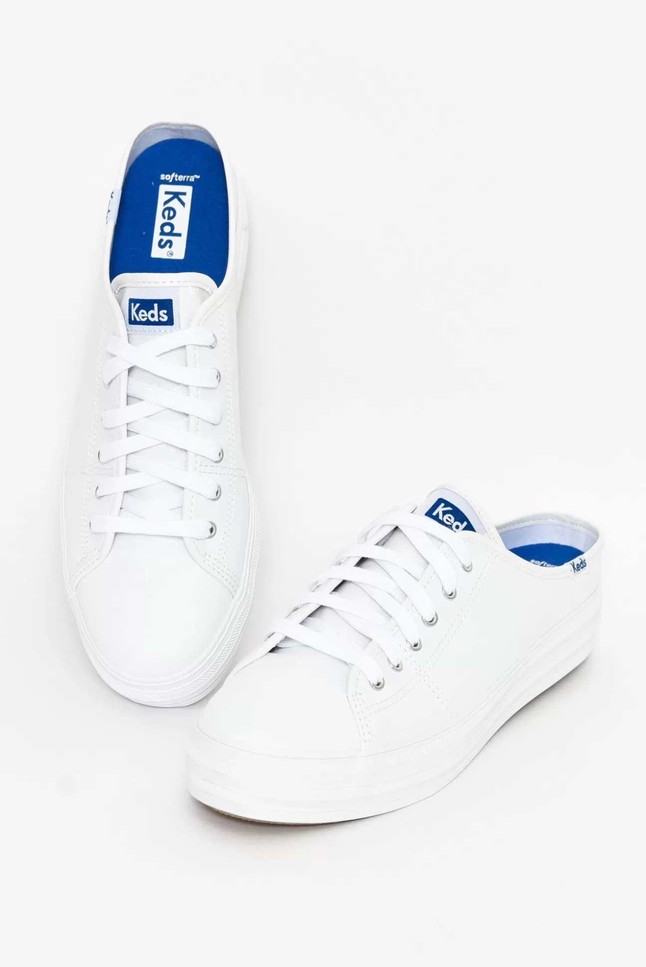 Keds Triple Kick White Leather Mule Sneaker Best