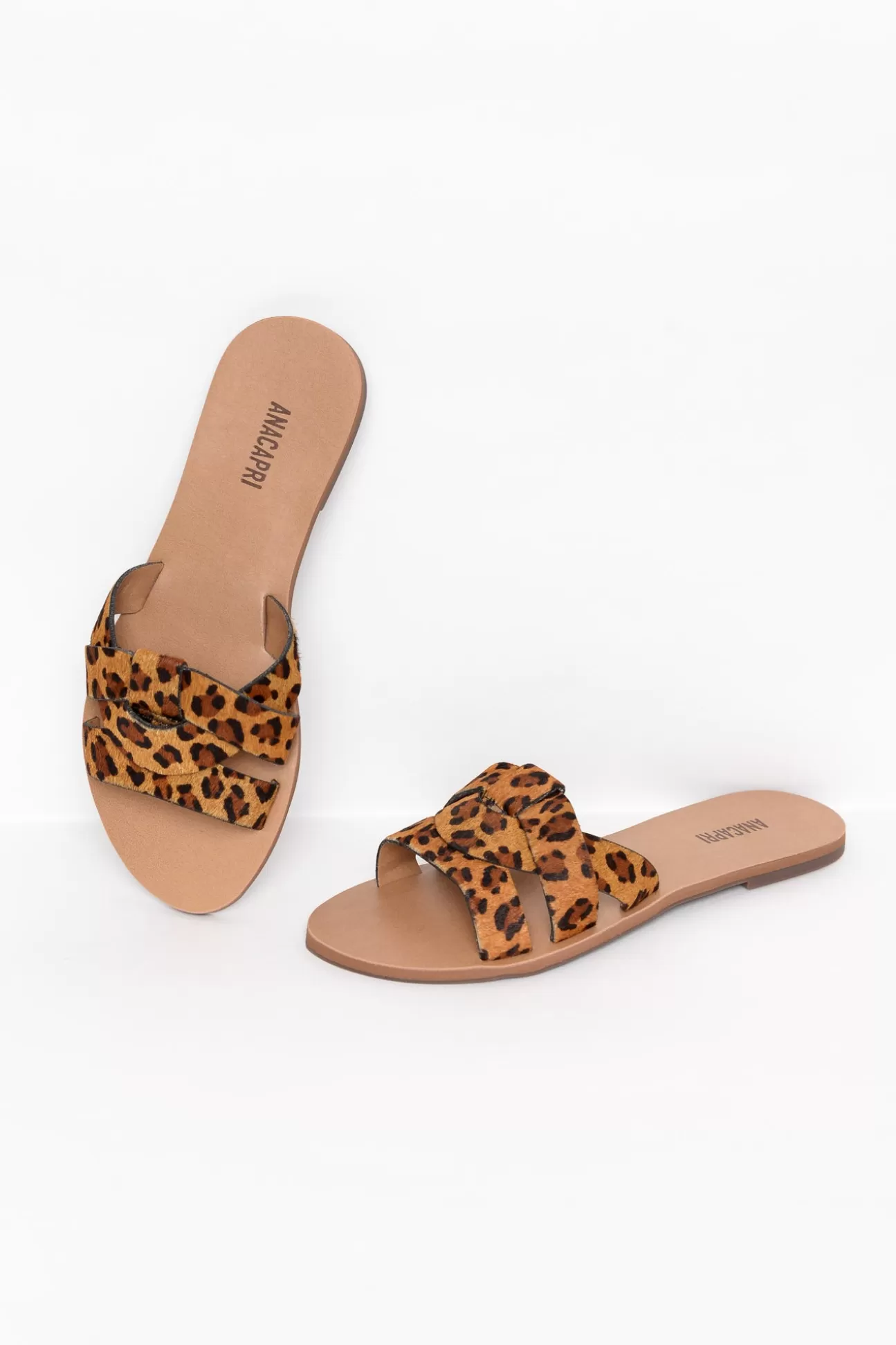 Anacapri Valentina Cheetah Slide Discount