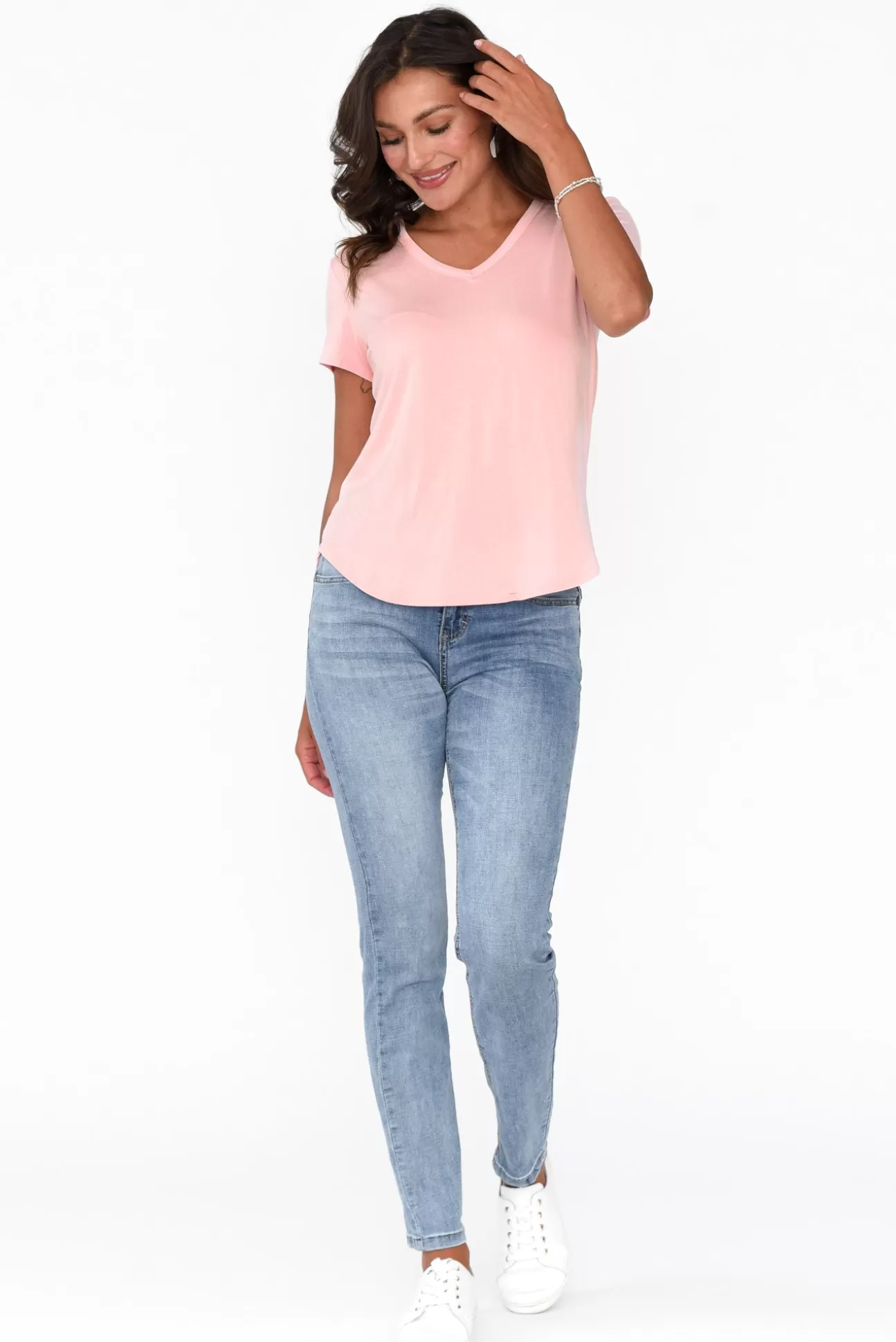 Lou Lou Veronica Rose Bamboo Tee Clearance