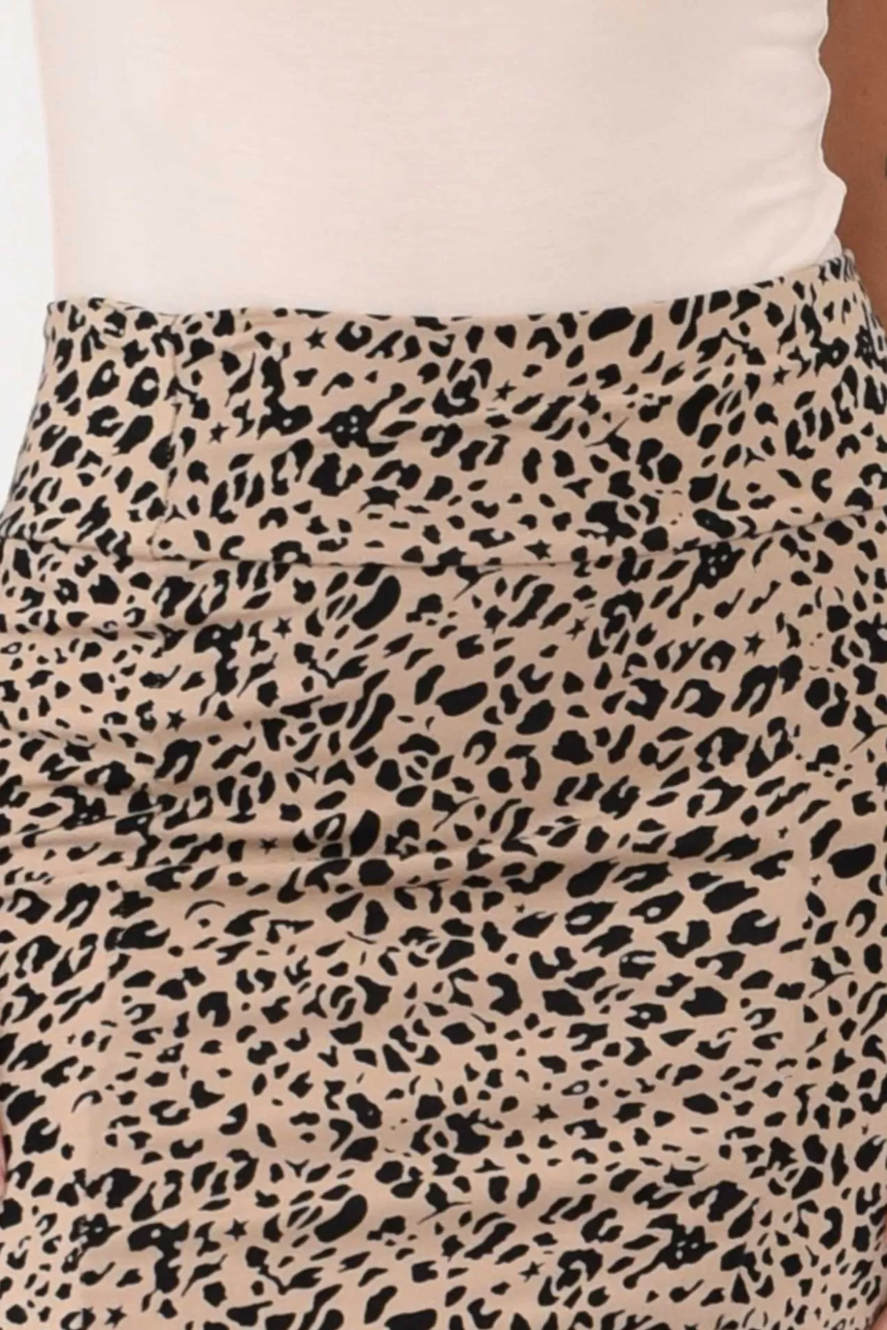 Lou Lou Whitney Leopard Bamboo Tube Skirt Discount